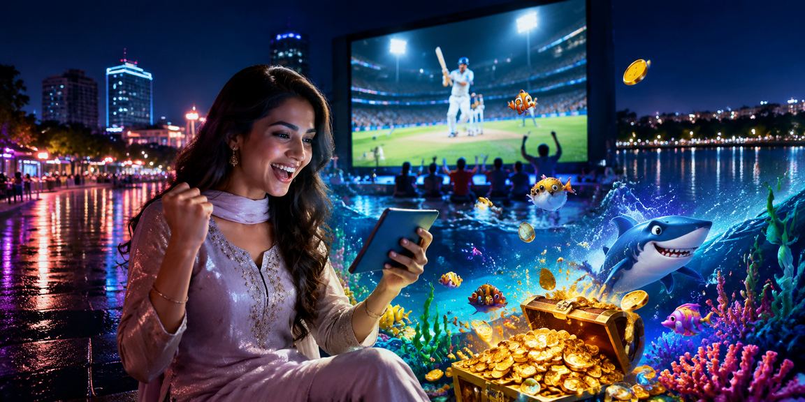 A cricket betting case study scene under neon lights in Chattogram